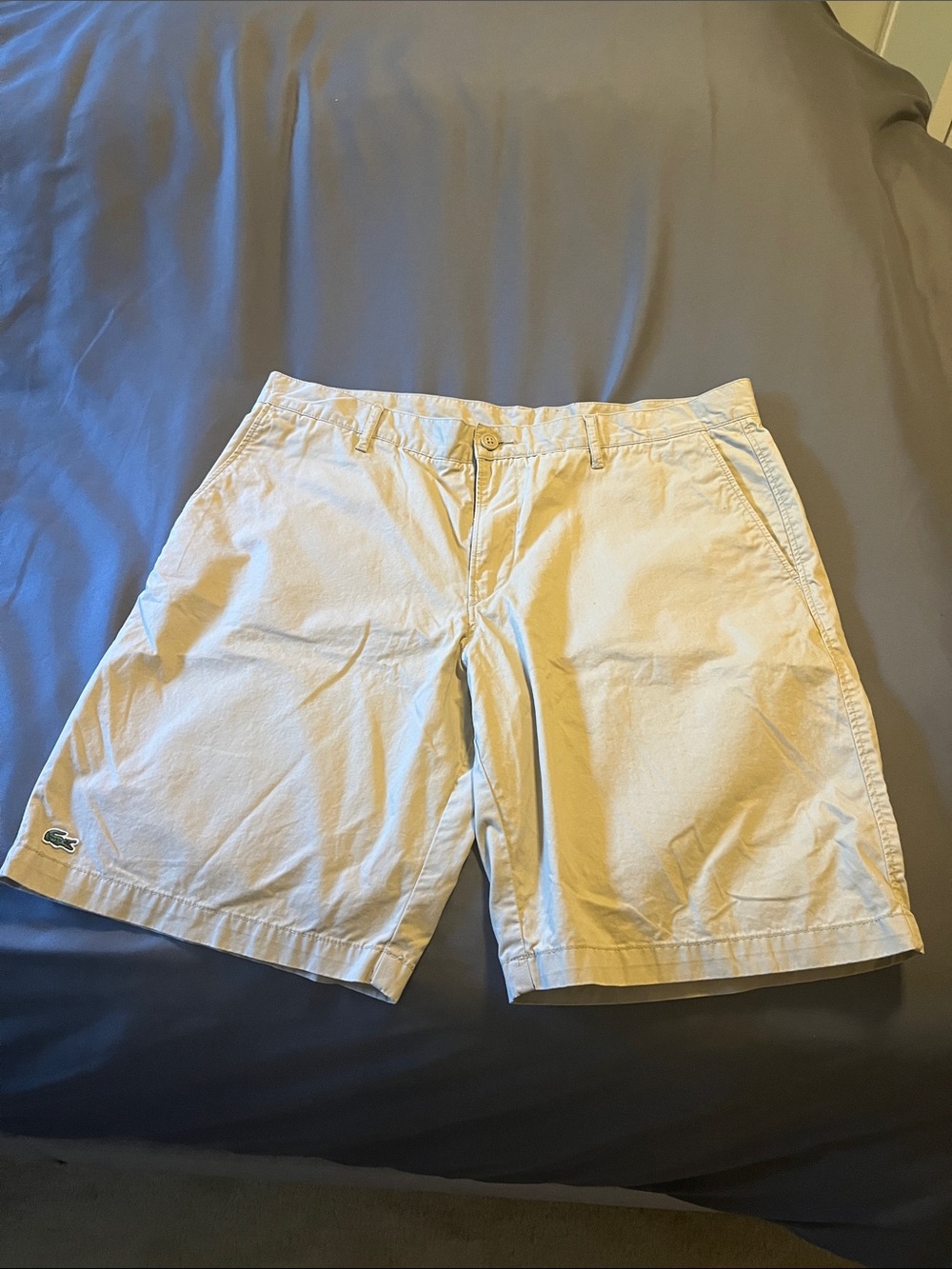 Lacoste Light Beige Cotton Chino Shorts